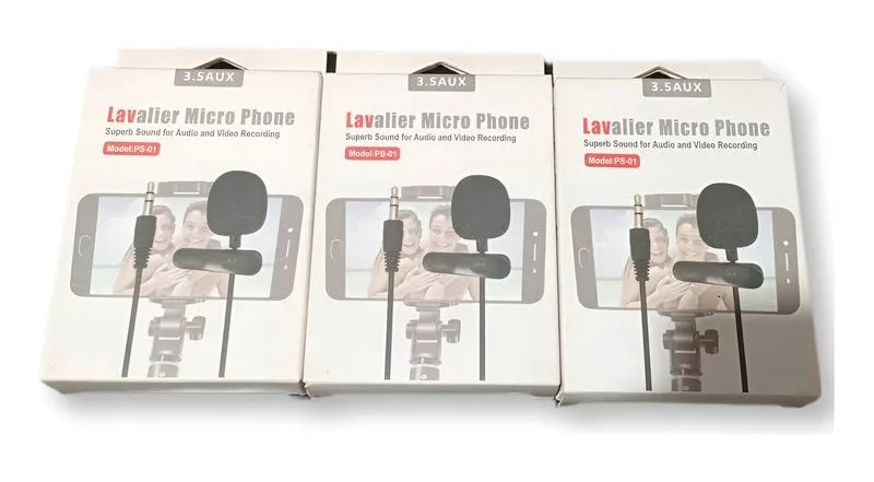 Microfono corbatero Lavalier 3.5 Aux