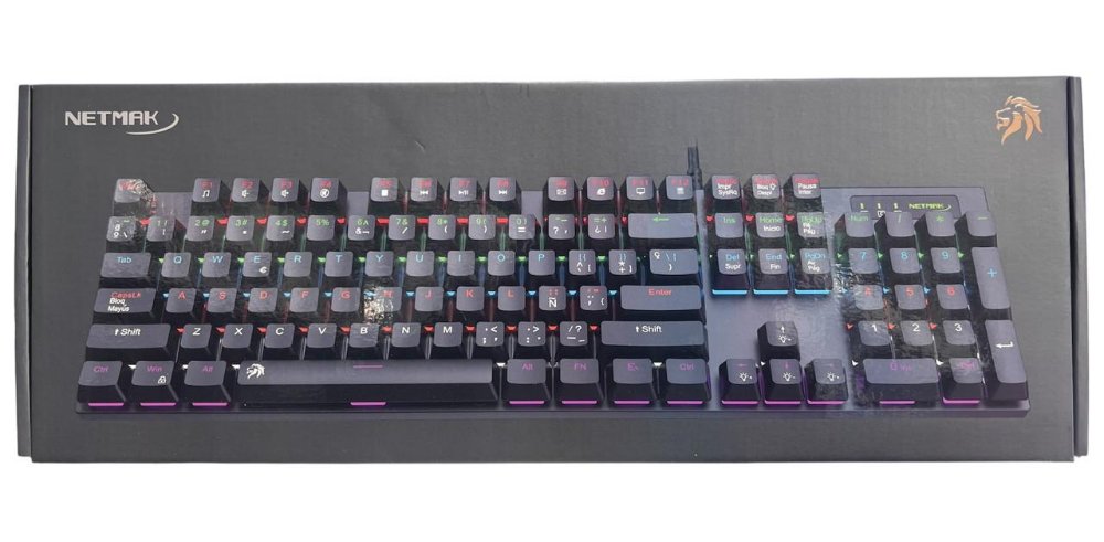 TECLADO MECANICO100% GAMER NETMAK