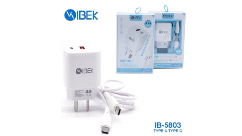 CARGADOR IBEK TIPO C 5.8A