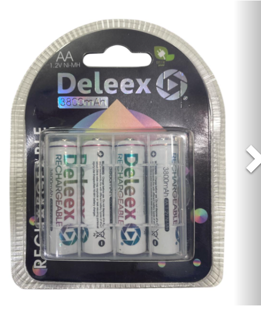 PILA AA RECARGABLE DELEEX 3800 mAh
