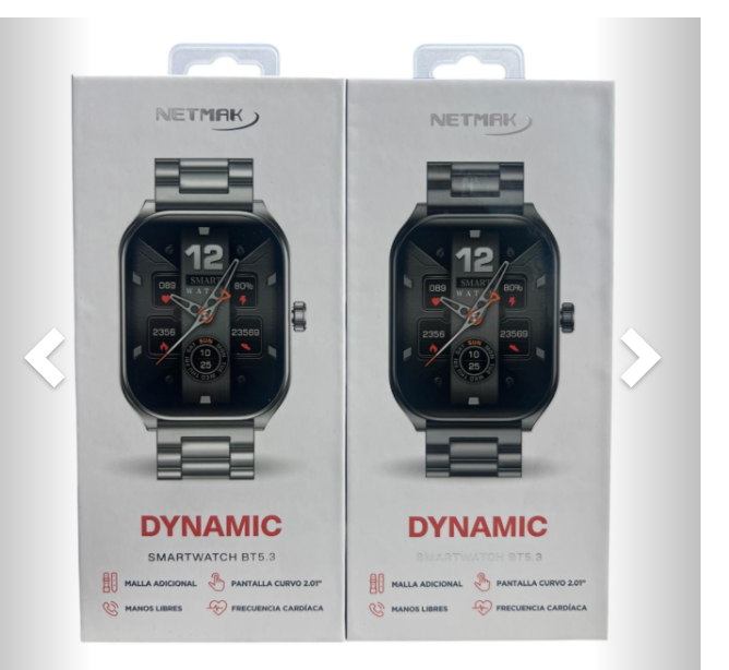RELOJ INTELIGENTE DYNAMIC NETMAK BT5.3 SUME