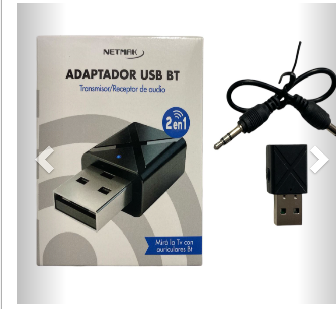 TRANSMISOR Y RECEPTOR BLUETOOTH USB