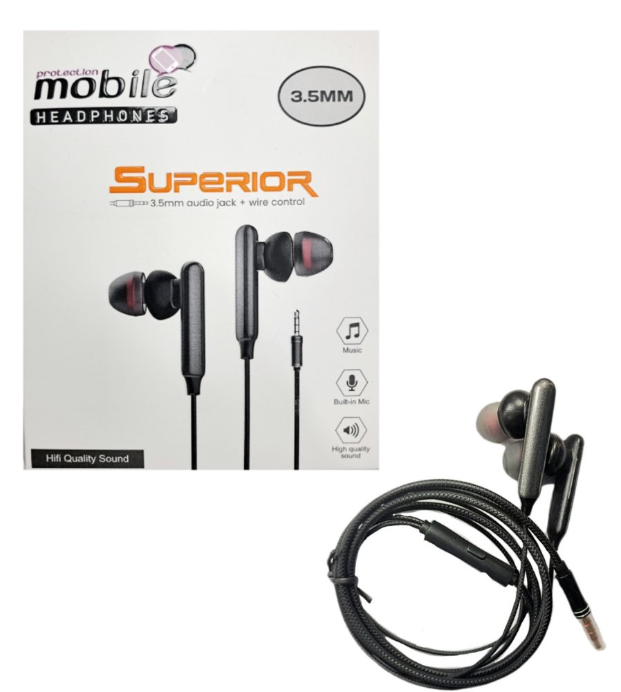 MOBILE HEADPHONES SUPERIOR 3.5MM
