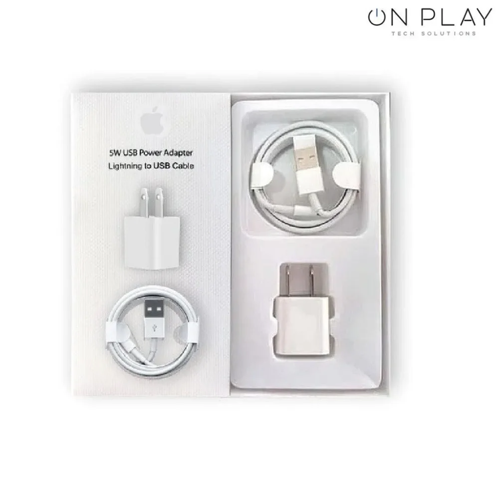 APPLE CARGADOR Y CABLE 5W