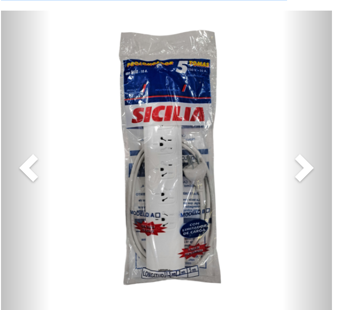 ZAPATILLA ALARGUE SICILIA 1.5M 6 PUERTOS