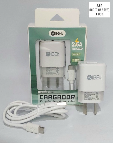 CARGADOR IBEK V8 2.6A