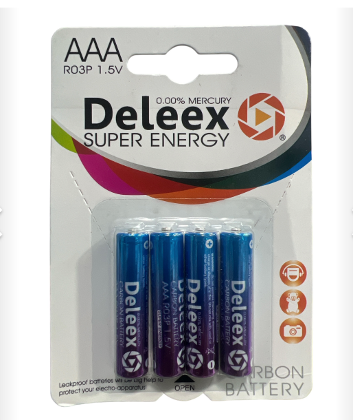 PILAS AAA DELEEX X UNIDAD