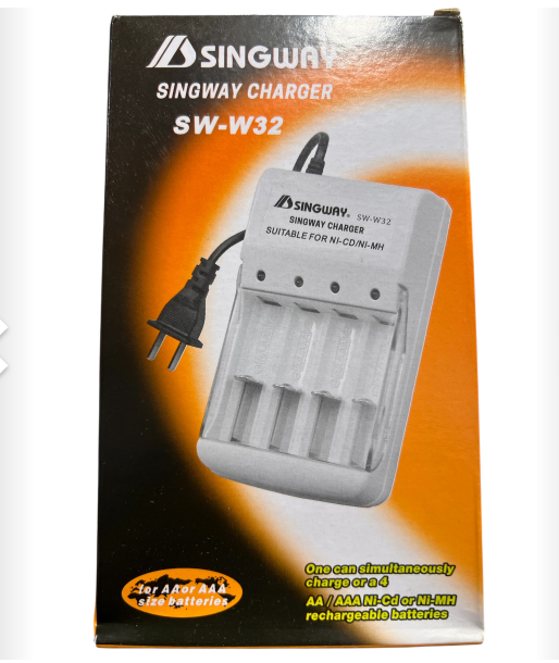 CARGADOR DE PILAS AA /AAA SINGWAY CO