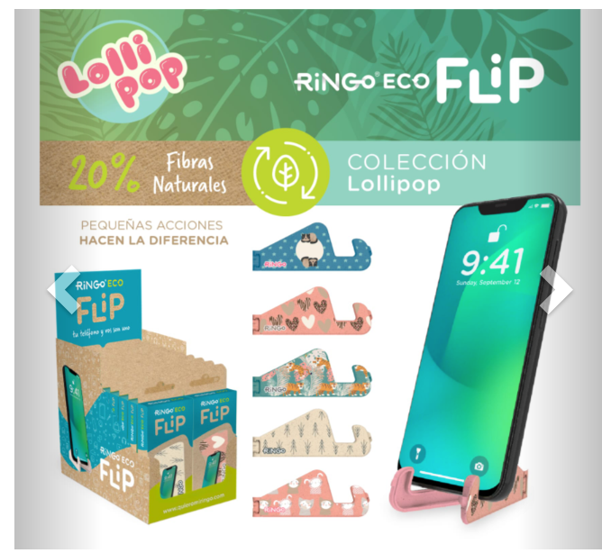 RINGO ECO FLIP SOPORTE ESCRITORIO