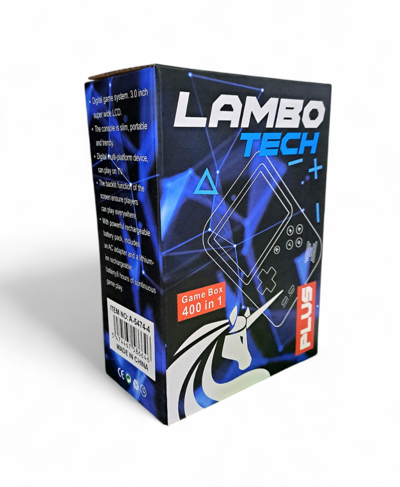 CONSOLA DE JUEGOS 400 EN 1 LAMBO TEC