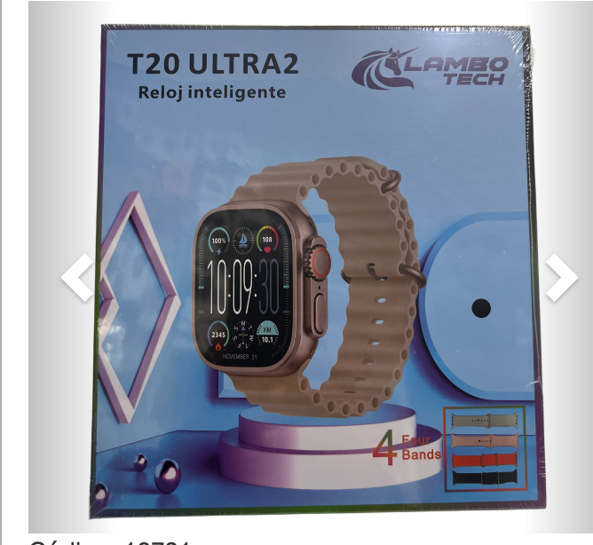 RELOJ INTELIGENTE T20 ULTRA2