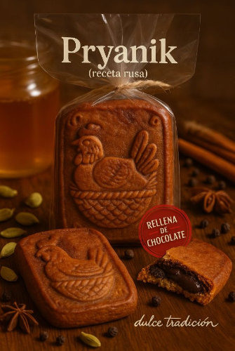 Pryanik Relleno (receta rusa)