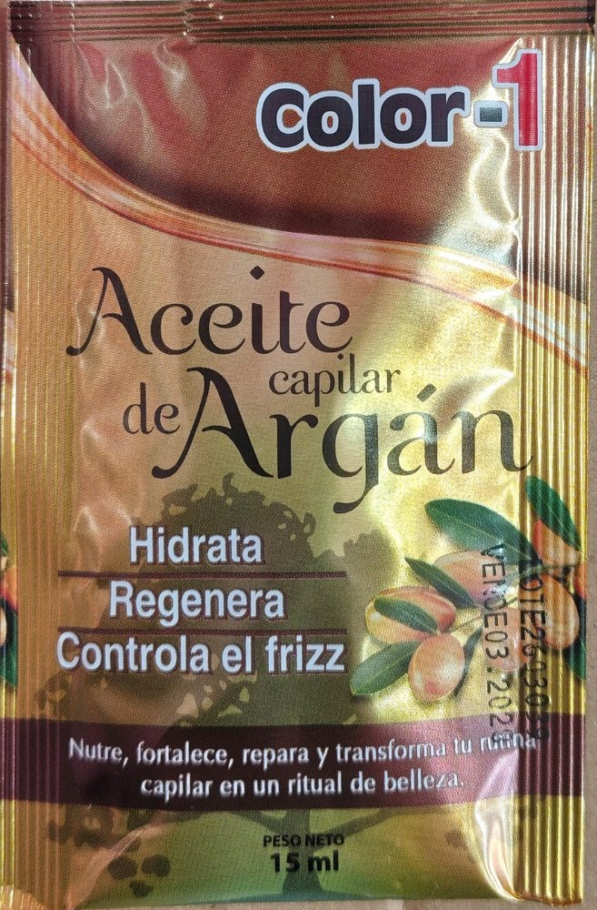 Sachet aceite capilar de argán