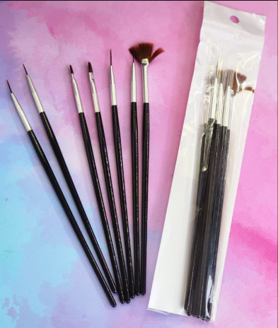 Kit de pinceles de uñas x7