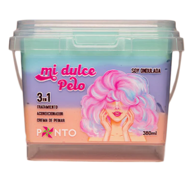 Tratamiento 3 en 1 mi dulce pelo Ponto ondulada