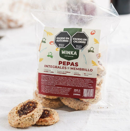 Pepas membrillo integrales x 200g