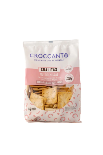 Galletas Crackers Multisemilla x150g - Croccanto