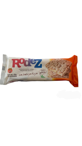 Rodez Galletas Arroz con lentejas rojas