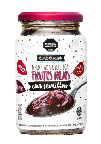 Mermelada con semillas Frutos Rojos