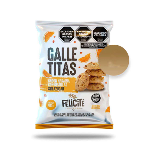 Galletitas Naranja sin azúcar x 200g Sin Tacc