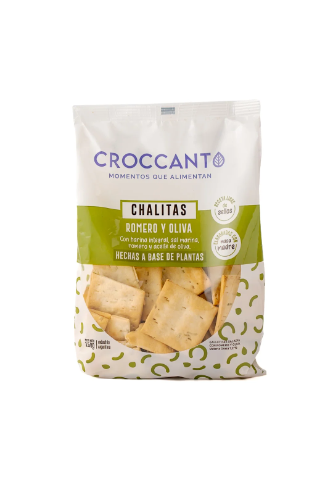 Galletas Crackers Romero y oliva x150g - Croccanto