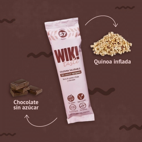 Barras Wik! quinoa y chocolate x20 u