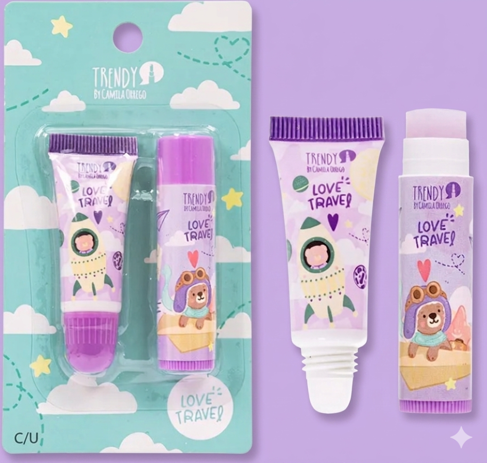 Kit Labios Love Travel trendy