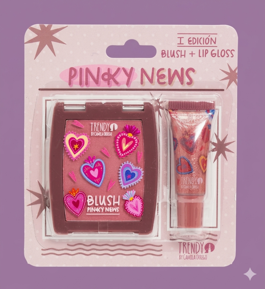 Kit Rubor y Gloss Pinky News
