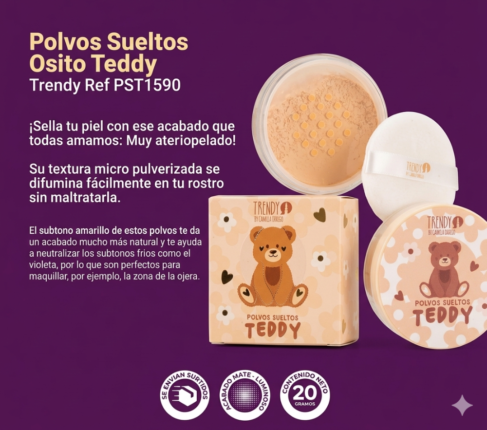 Polvos Sueltos Osito Teddy