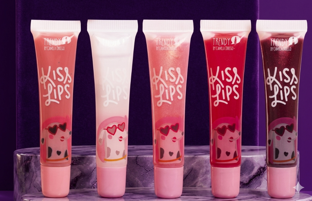 Brillo gloss kiss lips trendy