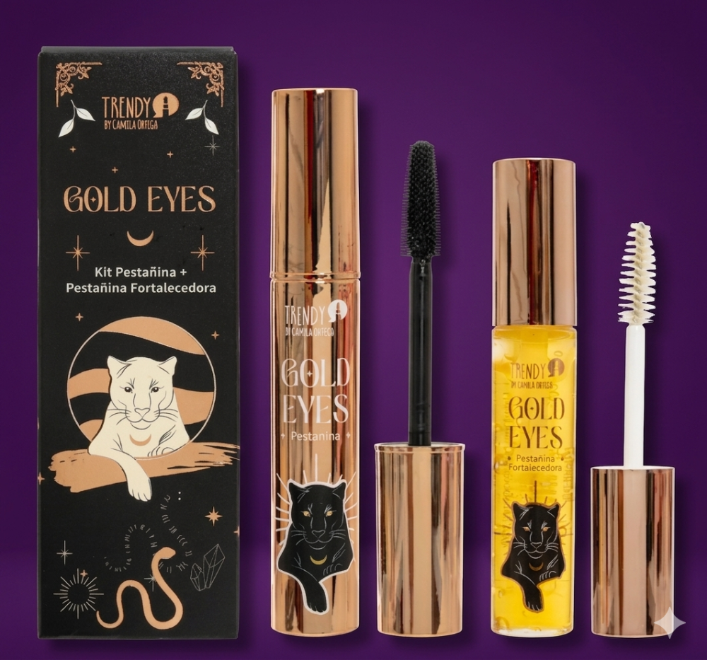 Kit Dúo Pestañina + Fortalecedora Gold Eyes trendy