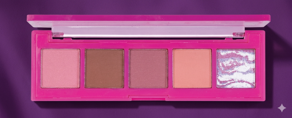 Paleta de sombras barbie trendy
