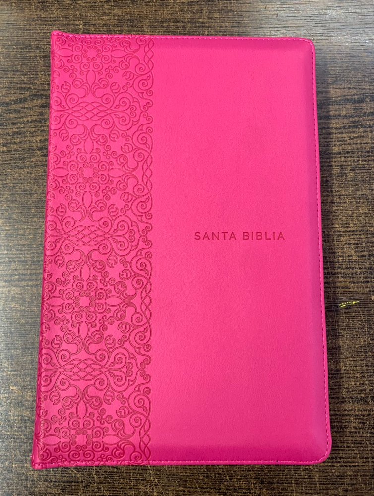 BIBLIA RVR 1960 FUCSIA CON CIERRE