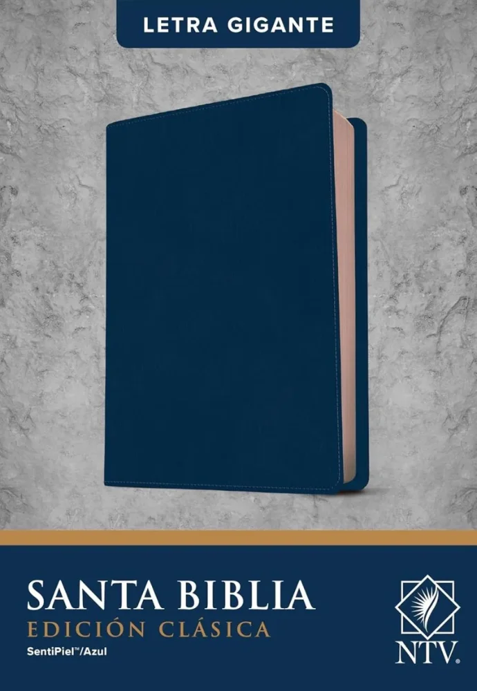 BIBLIA NTV LETRA GRANDE AZUL
