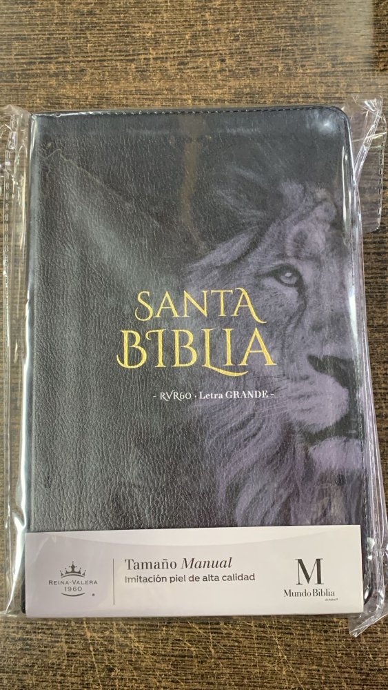 BIBLIA RVR1960 LETRA GRANDE LEON