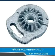 PIÑON BRAZO HEMBRA M. 40 G-J TW