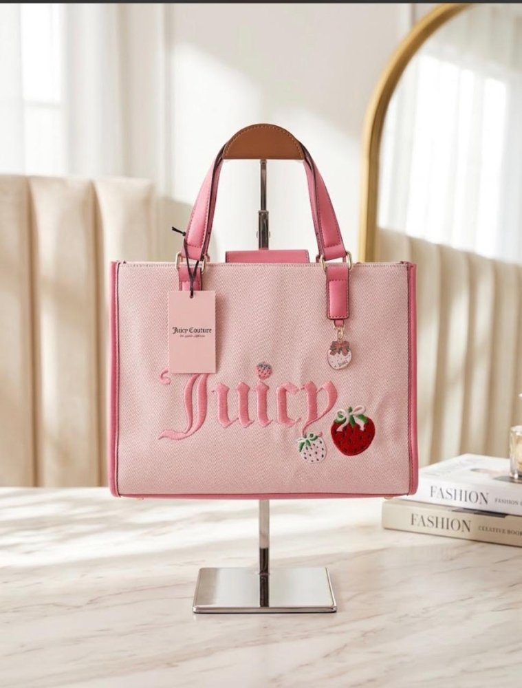 JUICY COUTURE - CARTERA ROSADA JEANS