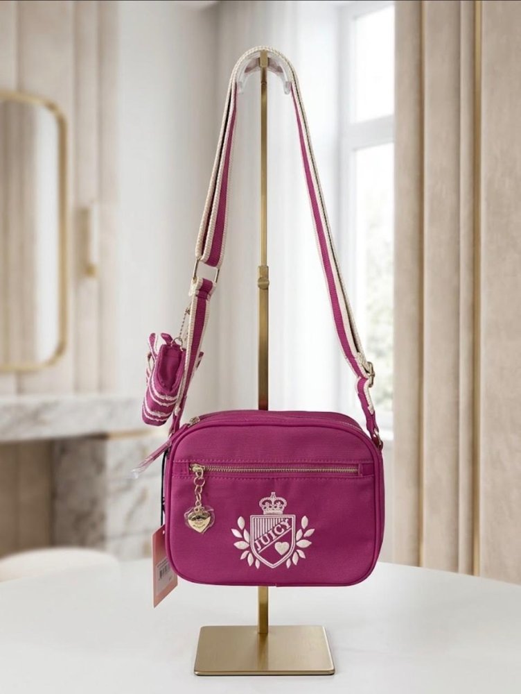 JUICY COUTURE - COSBODY ROSADO
