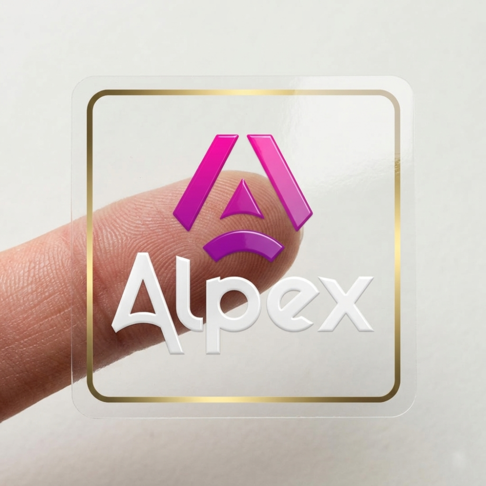Etiquetas/Sticker Vinil Clear (Transparente)