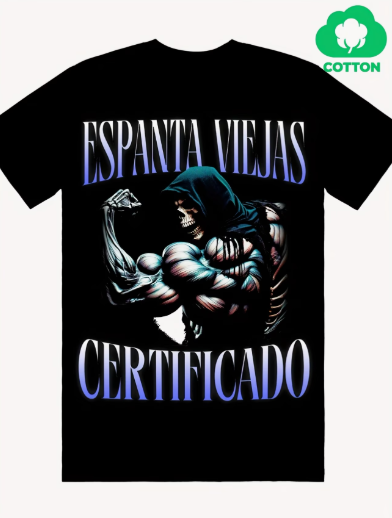Camisa espantaviejas certificado