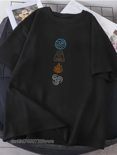 Playera unisex elementos avatar