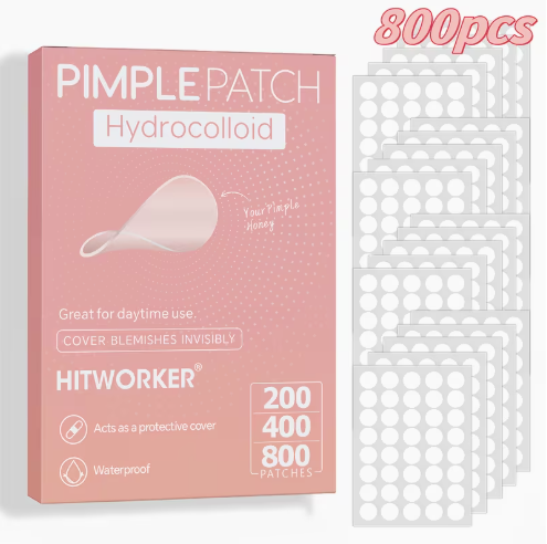 Parches para acné transparentes 800pz