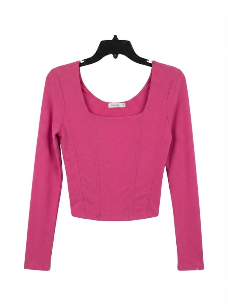 Blusa Top Manga Larga