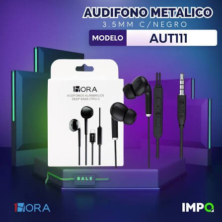 Audifonos Alambricos AUT111