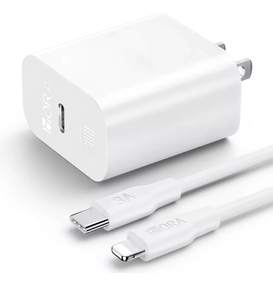 Cargador C a IPhone 20 w 1hora GAR154