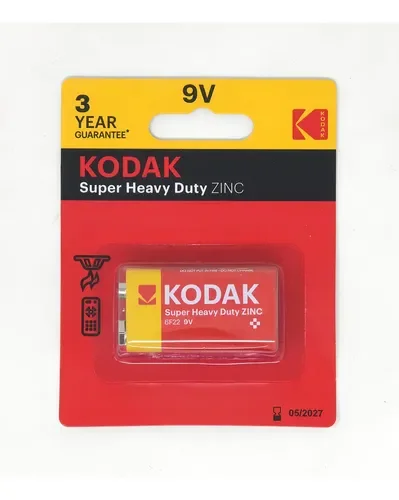 Bateria Cuadrada 9v KODAK