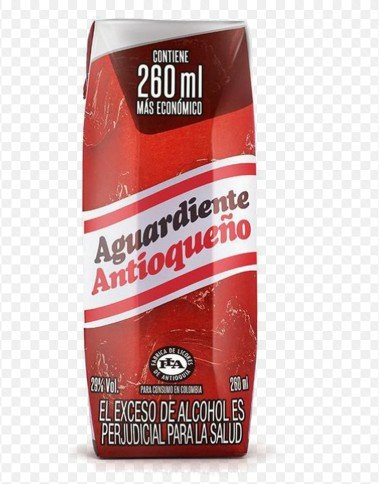 Aguardiente Rojo Cuarto 260ml