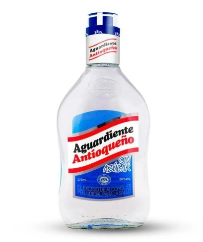 Aguardiente Azul Sin azucar Media 375 ml