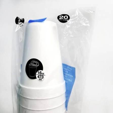 VASO ICOPOR 16 ONZ