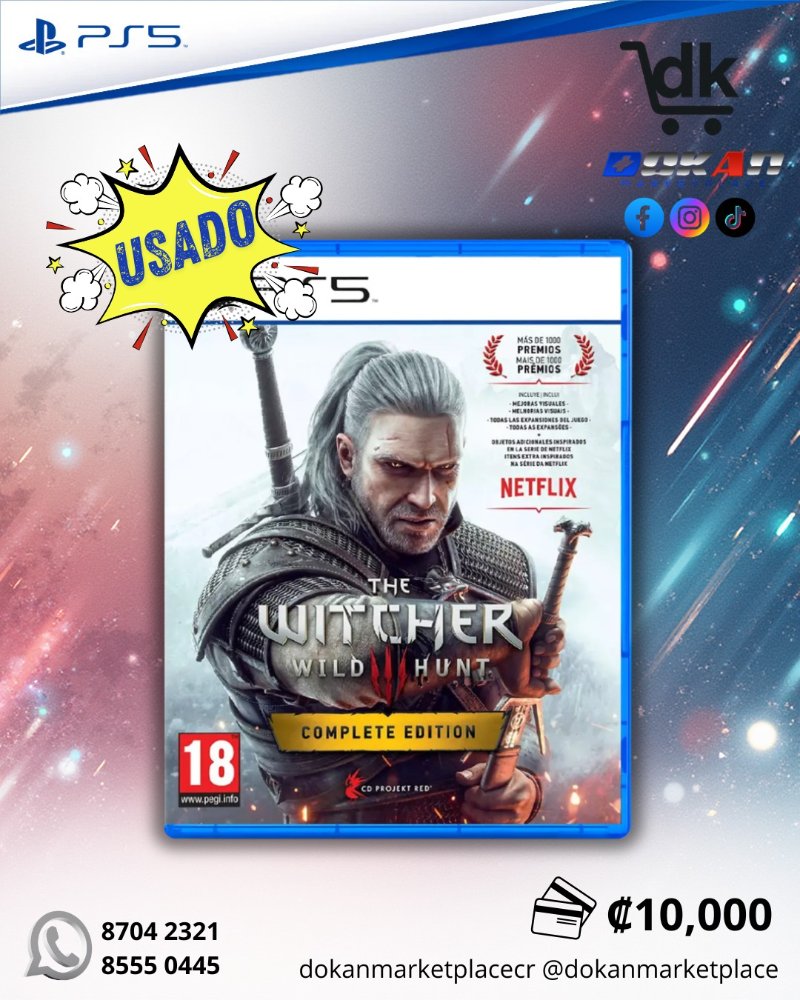 The Witcher 3 Wild Hunt Complete Playstation 5 Usado